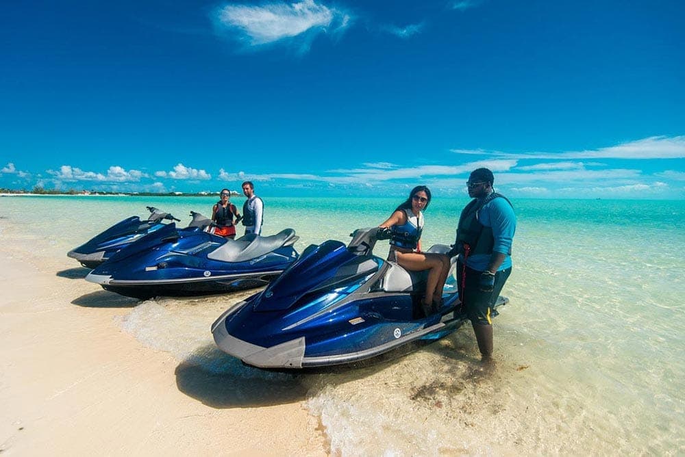 Caicos Cays jet ski tour Turks and Caicos
