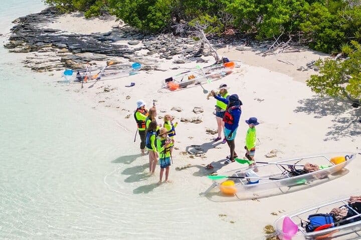 Clear kayak tour Turks and Caicos