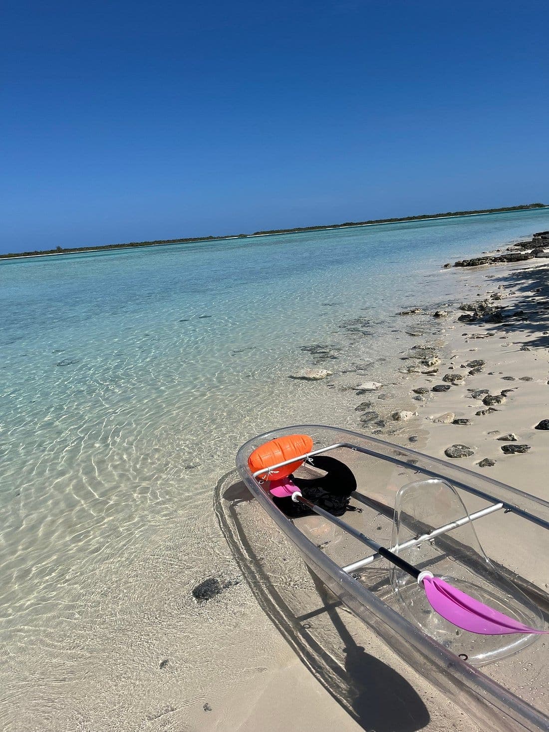 Clear kayak tour Turks and Caicos