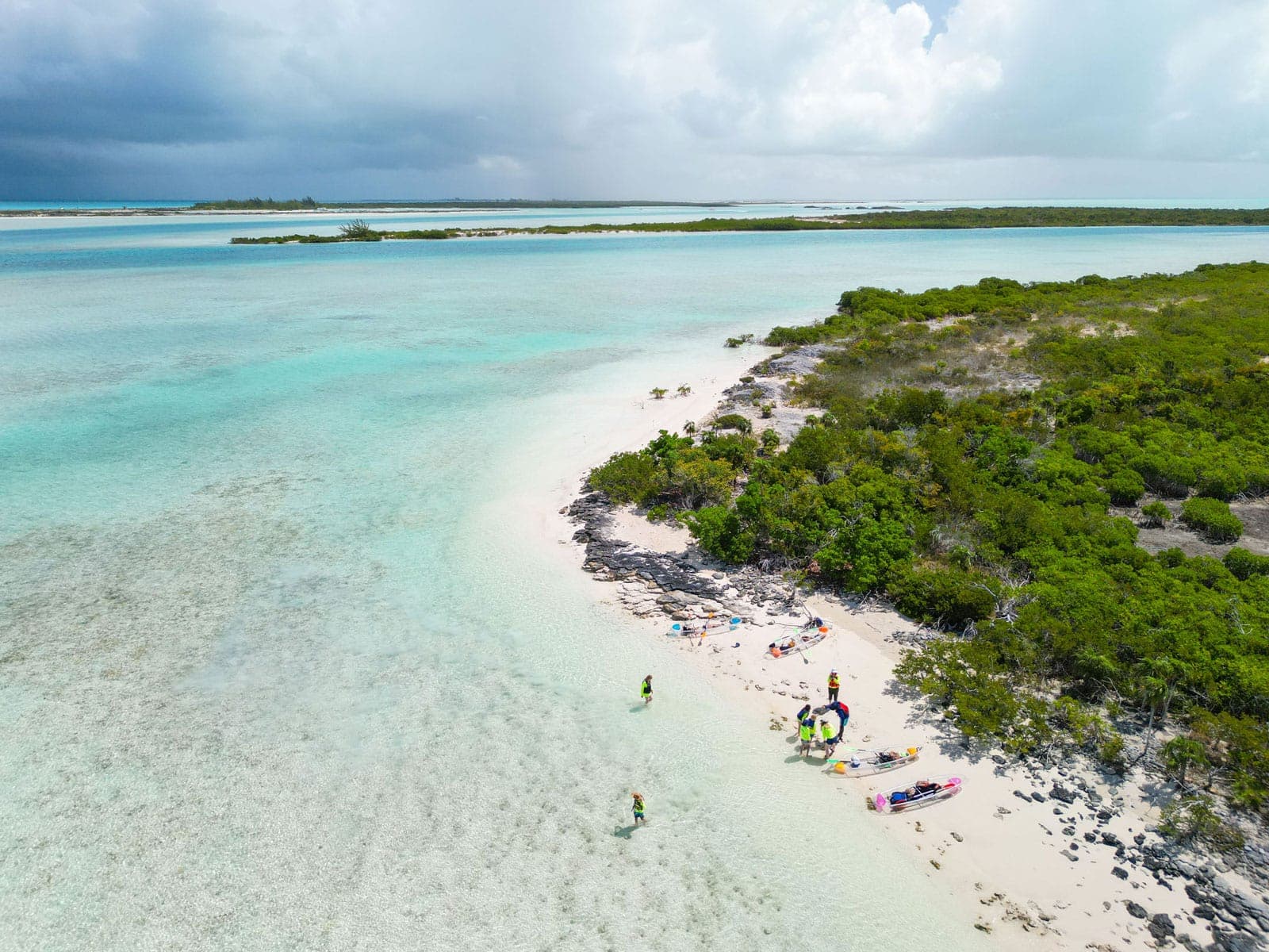 Clear kayak tour Turks and Caicos