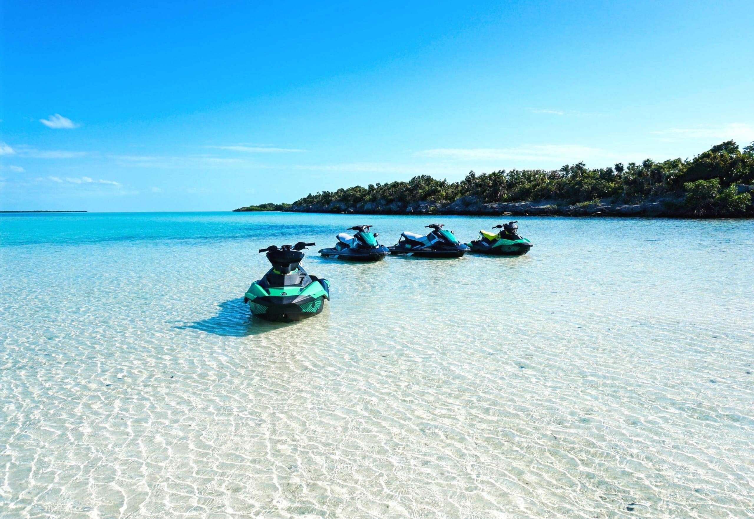 Custom jet ski tour Turks and Caicos