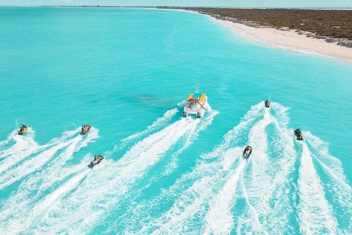 Ghost Freighter jet ski tour Turks and Caicos