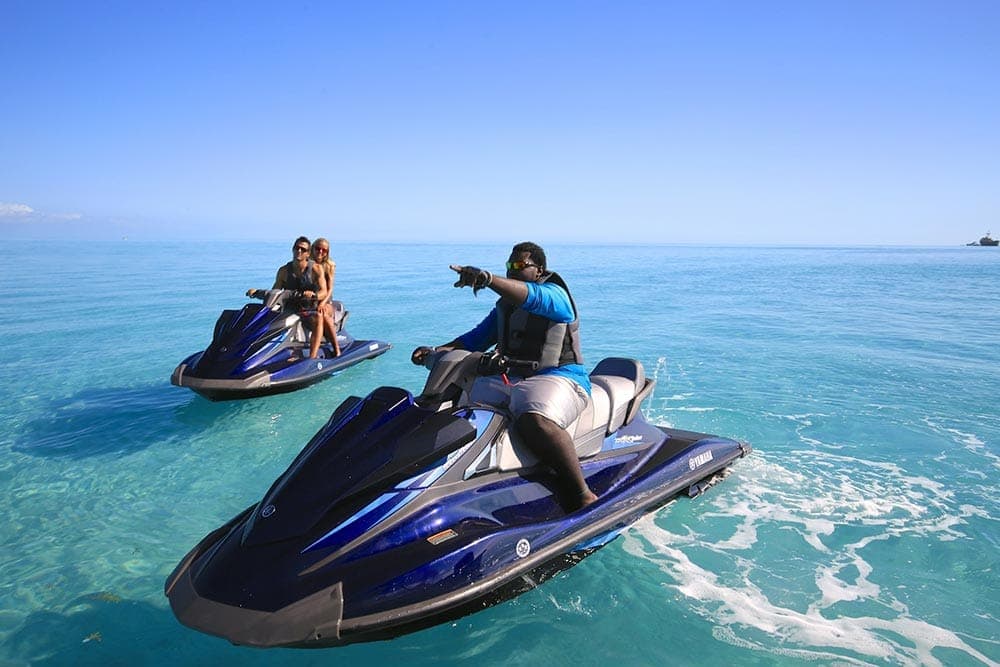 Ghost Freighter jet ski tour Turks and Caicos