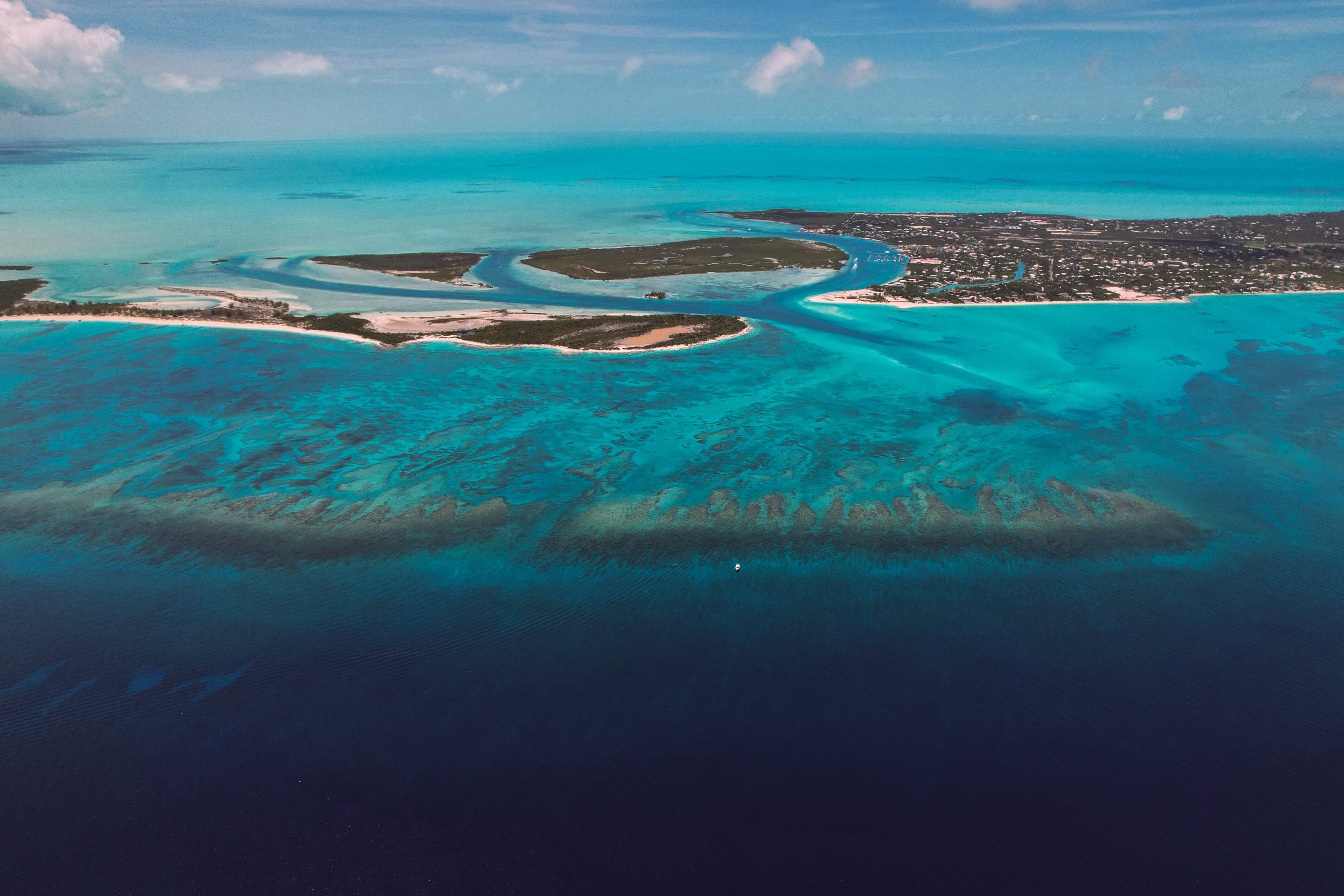 The outer cays are within reach on a full day.
